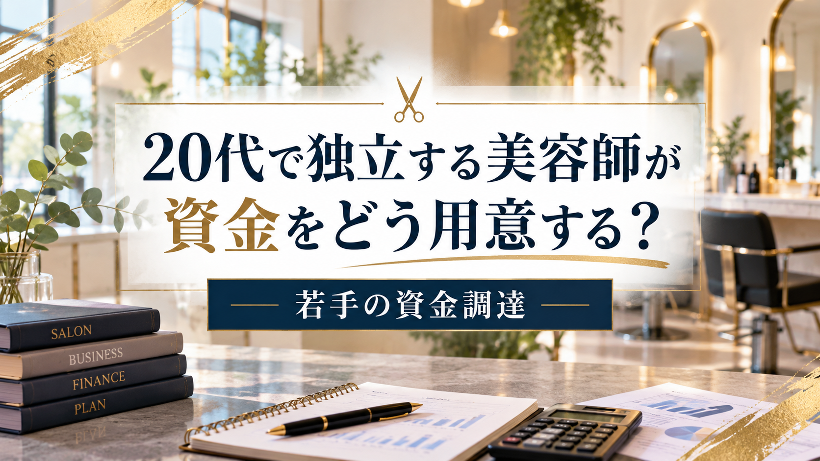 20代で独立する美容師が資金をどう用意する?若手の資金調達を実務目線で解説